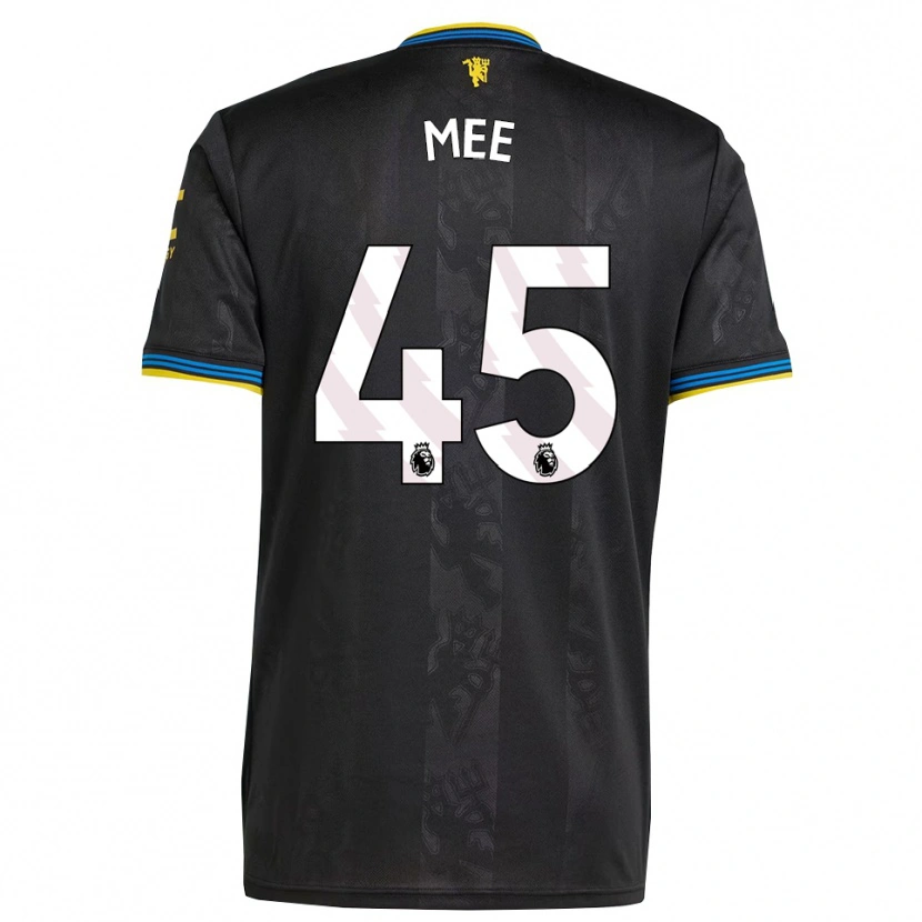Danxen Enfant Maillot Dermot Mee #45 Noir Jaune Bleu Troisieme 2025/26 T-Shirt