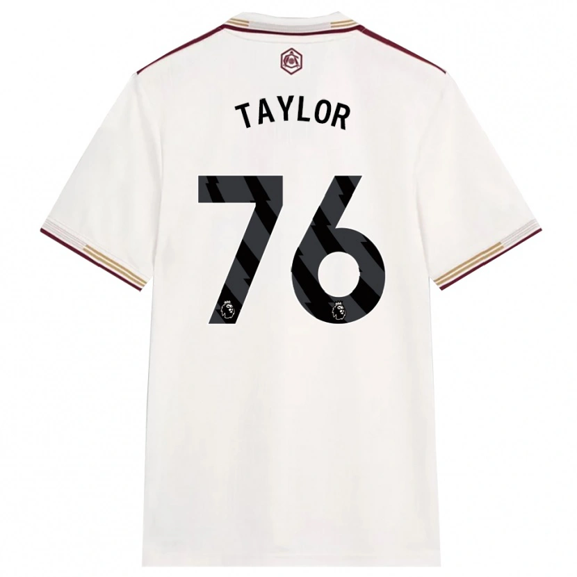 Danxen Enfant Maillot Kido Taylor Hart #76 Blanc Cassé Bourgogne Troisieme 2025/26 T-Shirt