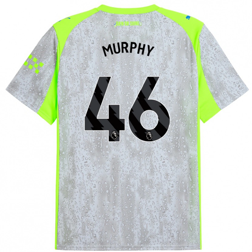 Danxen Enfant Maillot Lily Murphy #46 Gris Jaune Troisieme 2025/26 T-Shirt