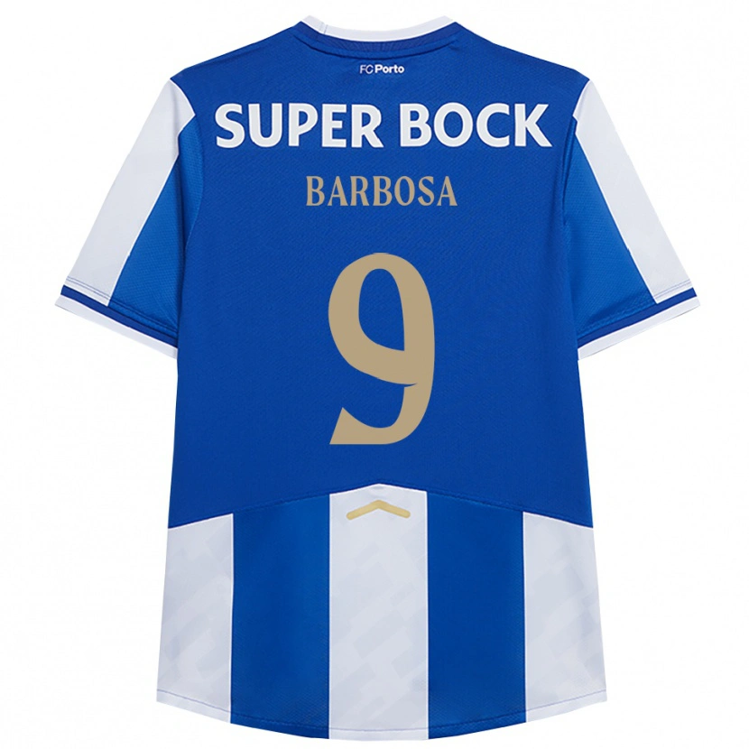 Danxen Homme Maillot Rodrigo Barbosa #9 Bleu Blanc Tenues Domicile 2025/26 T-Shirt