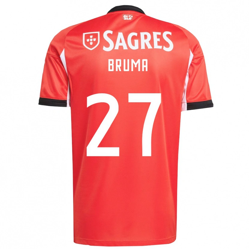 Danxen Homme Maillot Bruma #27 Rouge Blanc Tenues Domicile 2025/26 T-Shirt