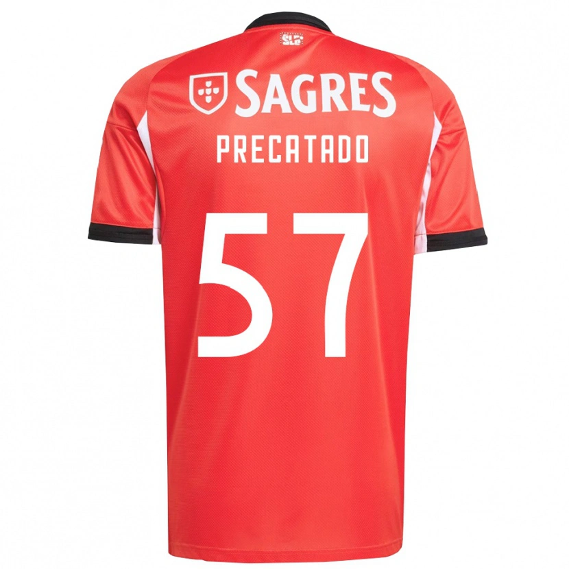 Danxen Homme Maillot Precatado #57 Rouge Blanc Tenues Domicile 2025/26 T-Shirt