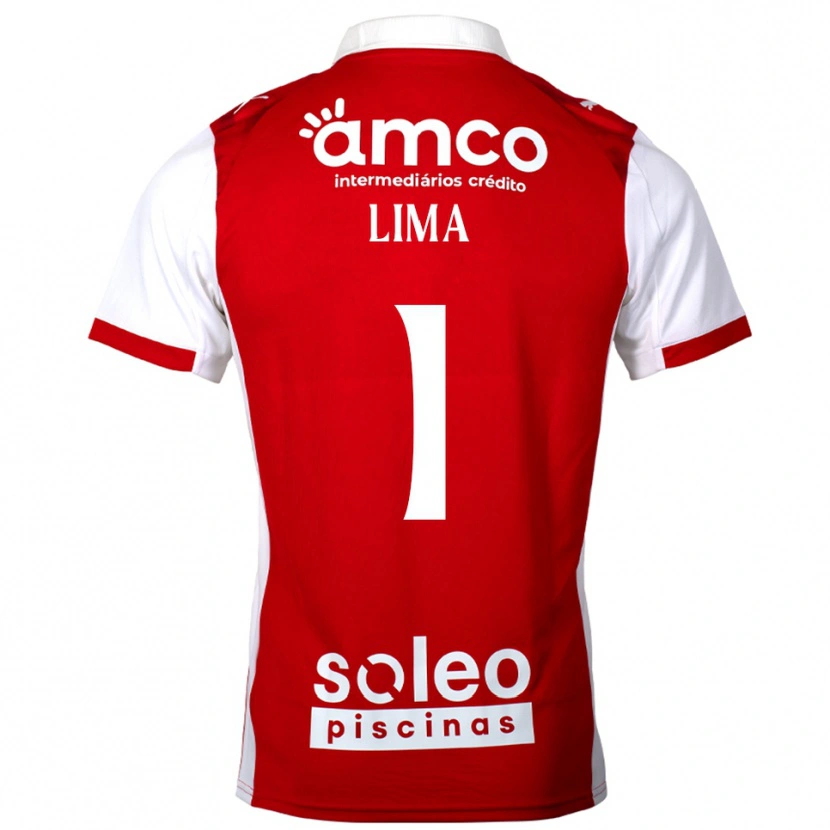 Danxen Homme Maillot Aline Lima #1 Rouge Blanc Tenues Domicile 2025/26 T-Shirt
