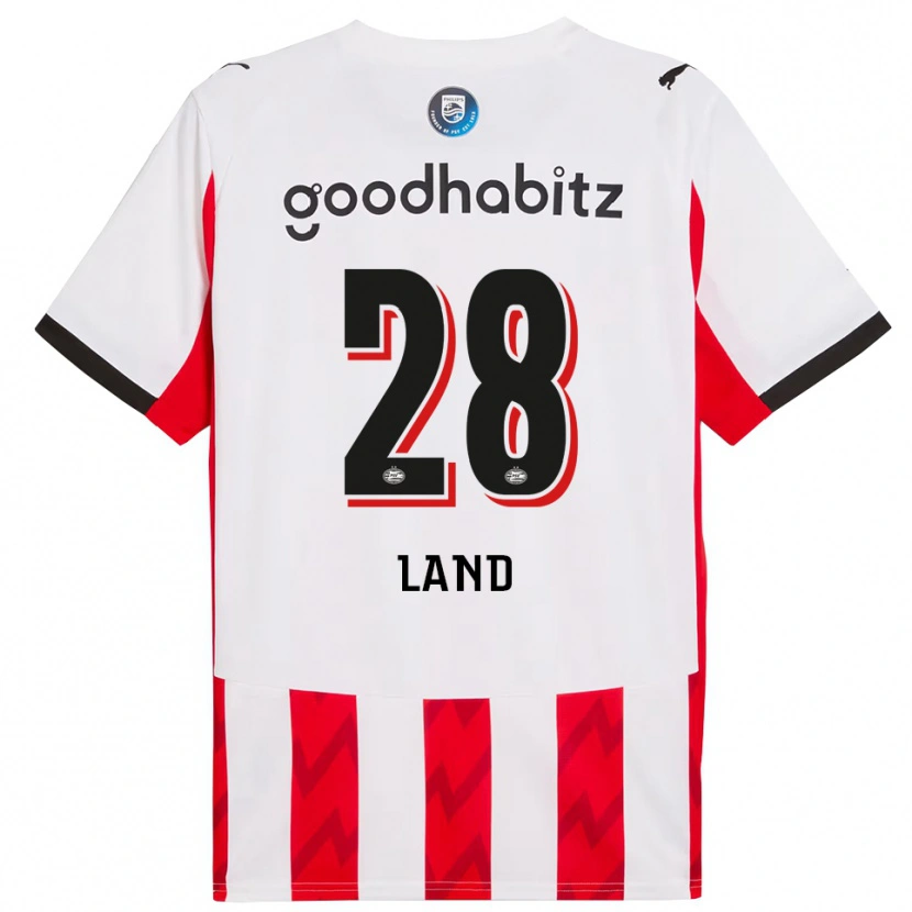 Danxen Homme Maillot Tygo Land #28 Rouge Blanc Tenues Domicile 2025/26 T-Shirt