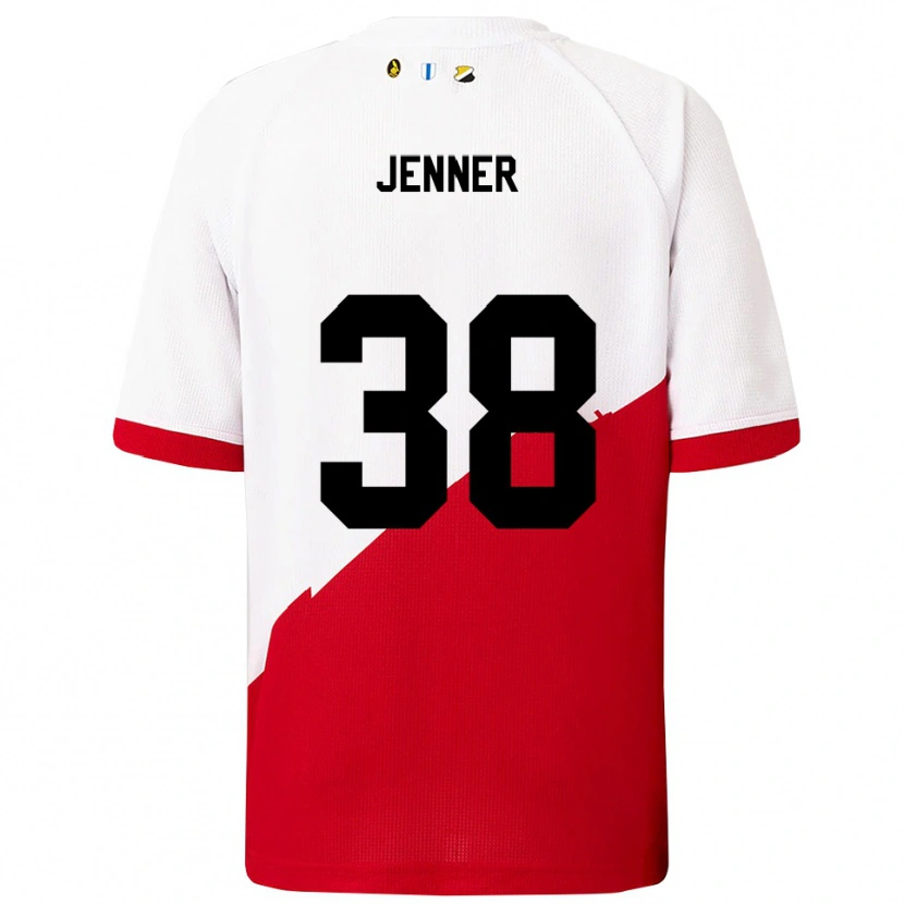 Danxen Homme Maillot Ivar Jenner #38 Blanc Rouge Tenues Domicile 2025/26 T-Shirt