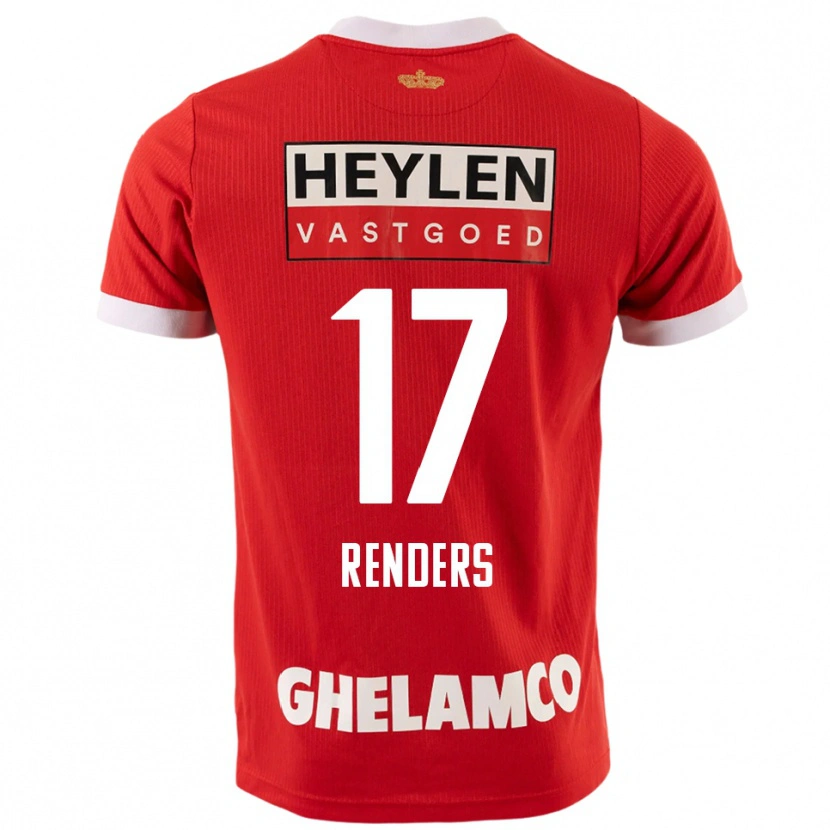 Danxen Homme Maillot Semm Renders #17 Rouge Blanc Tenues Domicile 2025/26 T-Shirt