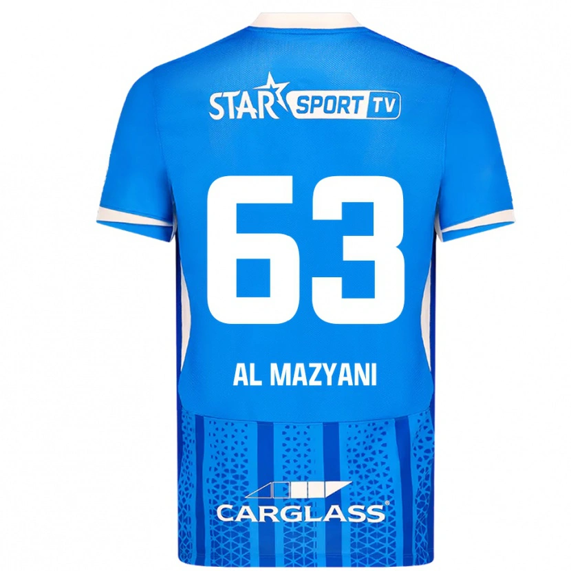 Danxen Homme Maillot Faissal Al Mazyani #63 Bleu Blanc Tenues Domicile 2025/26 T-Shirt