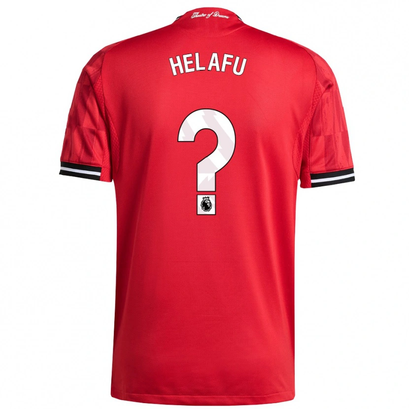 Danxen Homme Maillot Yuel Helafu #0 Rouge Noir Blanc Tenues Domicile 2025/26 T-Shirt