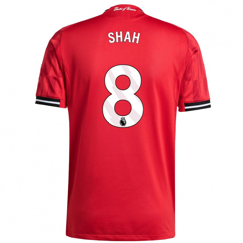Danxen Homme Maillot Jariyah Shah #8 Rouge Noir Blanc Tenues Domicile 2025/26 T-Shirt