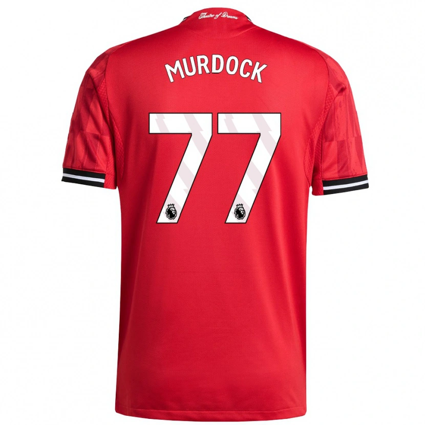 Danxen Homme Maillot Will Murdock #77 Rouge Noir Blanc Tenues Domicile 2025/26 T-Shirt