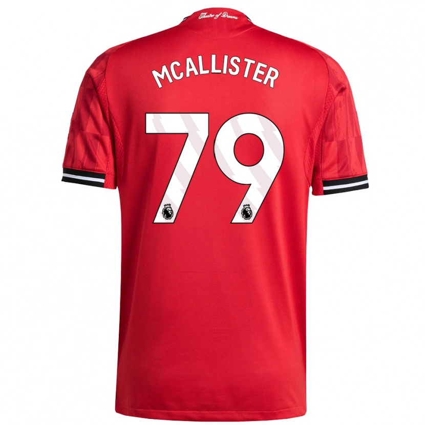 Danxen Homme Maillot Finley Mcallister #79 Rouge Noir Blanc Tenues Domicile 2025/26 T-Shirt