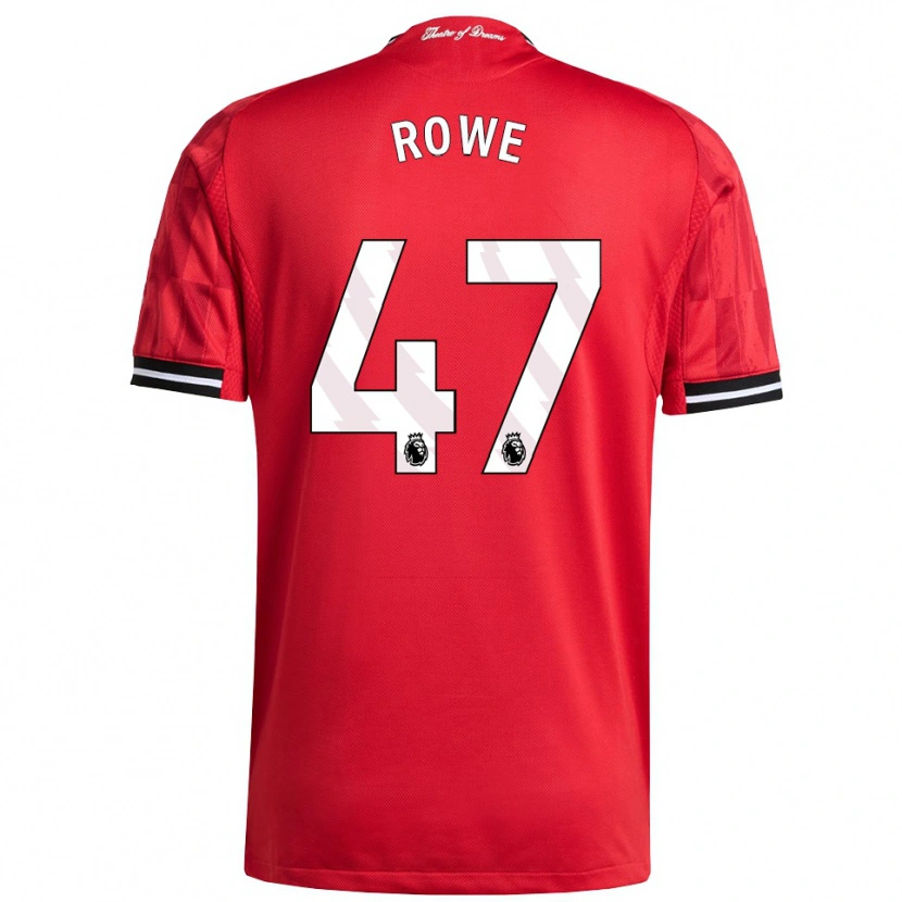 Danxen Homme Maillot Tommy Rowe #47 Rouge Noir Blanc Tenues Domicile 2025/26 T-Shirt