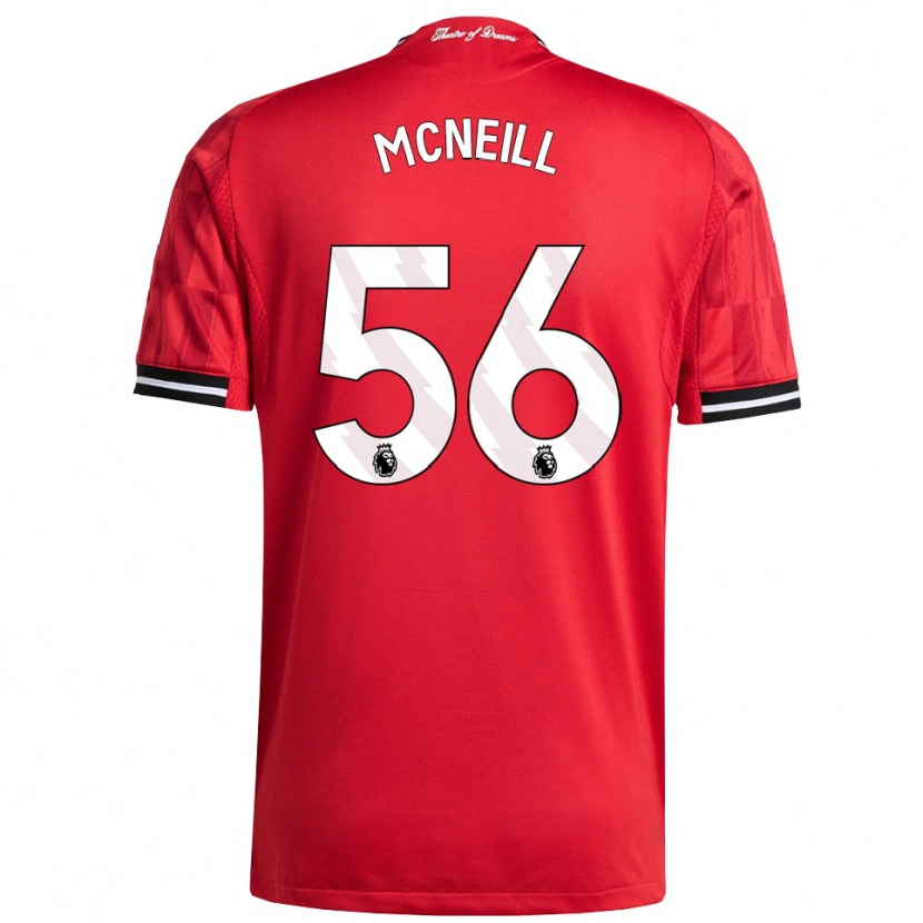 Danxen Homme Maillot Charlie Mcneill #56 Rouge Noir Blanc Tenues Domicile 2025/26 T-Shirt