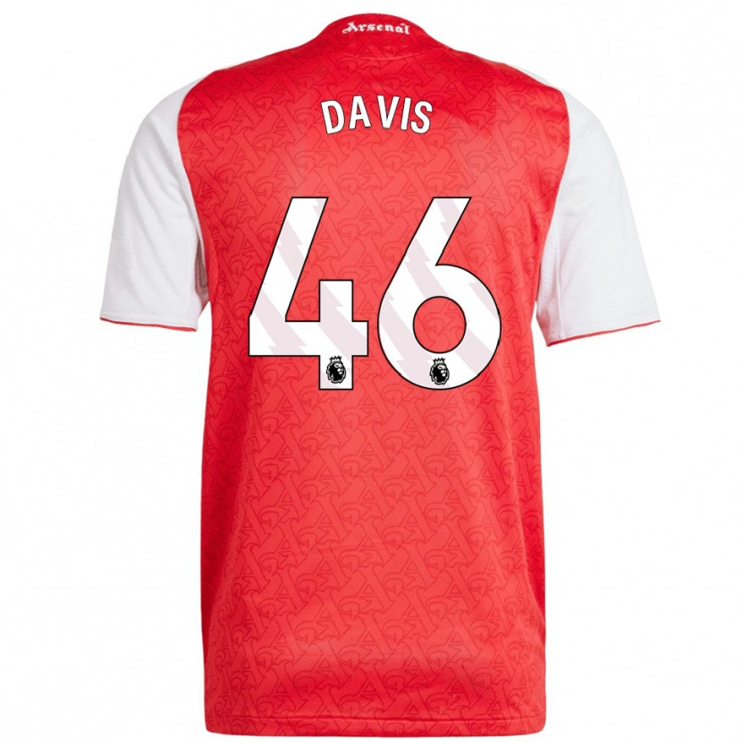 Danxen Homme Maillot Timi Davis #46 Rouge Blanc Tenues Domicile 2025/26 T-Shirt