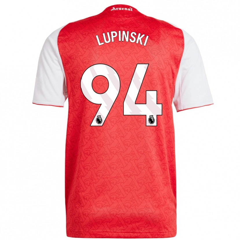 Danxen Homme Maillot Remi Lupinski #94 Rouge Blanc Tenues Domicile 2025/26 T-Shirt