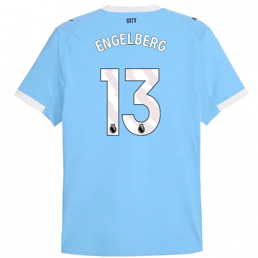 Danxen Homme Maillot Stavros Engelberg #13 Bleu Ciel Blanc Tenues Domicile 2025/26 T-Shirt