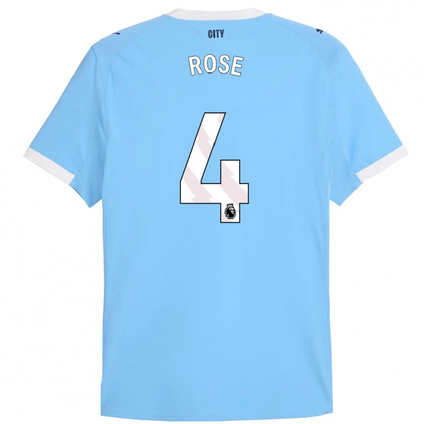 Danxen Homme Maillot Jade Rose #4 Bleu Ciel Blanc Tenues Domicile 2025/26 T-Shirt