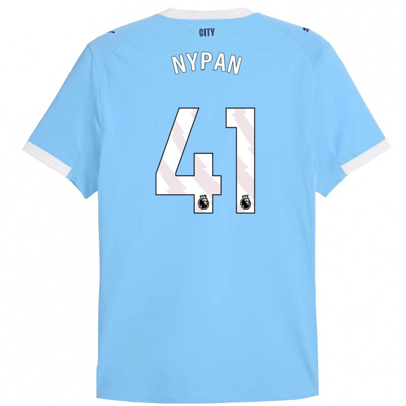 Danxen Homme Maillot Sverre Nypan #41 Bleu Ciel Blanc Tenues Domicile 2025/26 T-Shirt