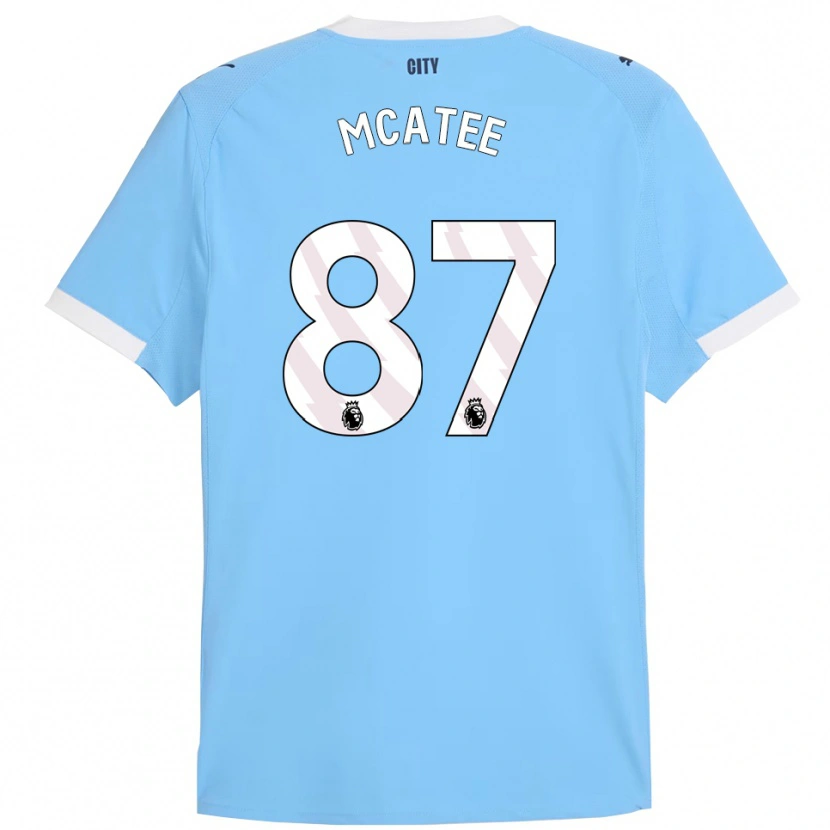 Danxen Homme Maillot James Mcatee #87 Bleu Ciel Blanc Tenues Domicile 2025/26 T-Shirt