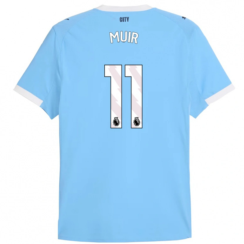 Danxen Homme Maillot Ashton Muir #11 Bleu Ciel Blanc Tenues Domicile 2025/26 T-Shirt