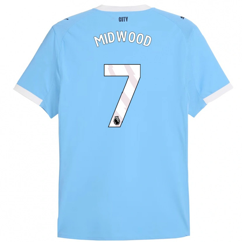 Danxen Homme Maillot Kylan Midwood #7 Bleu Ciel Blanc Tenues Domicile 2025/26 T-Shirt