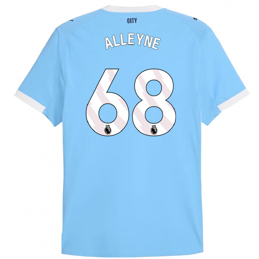Danxen Homme Maillot Max Alleyne #68 Bleu Ciel Blanc Tenues Domicile 2025/26 T-Shirt