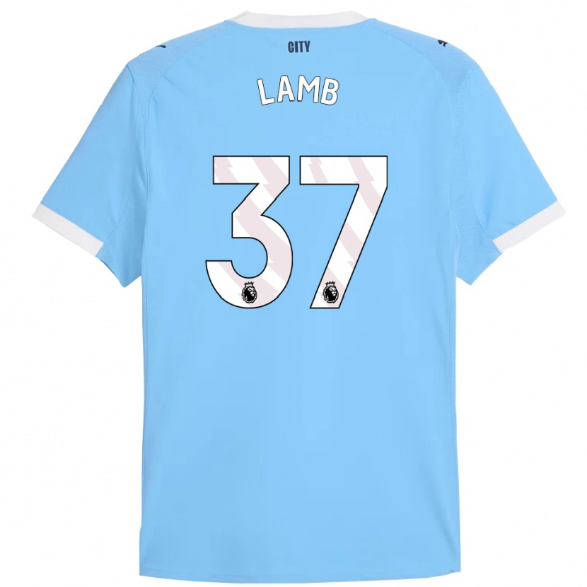 Danxen Homme Maillot Teddie Lamb #37 Bleu Ciel Blanc Tenues Domicile 2025/26 T-Shirt