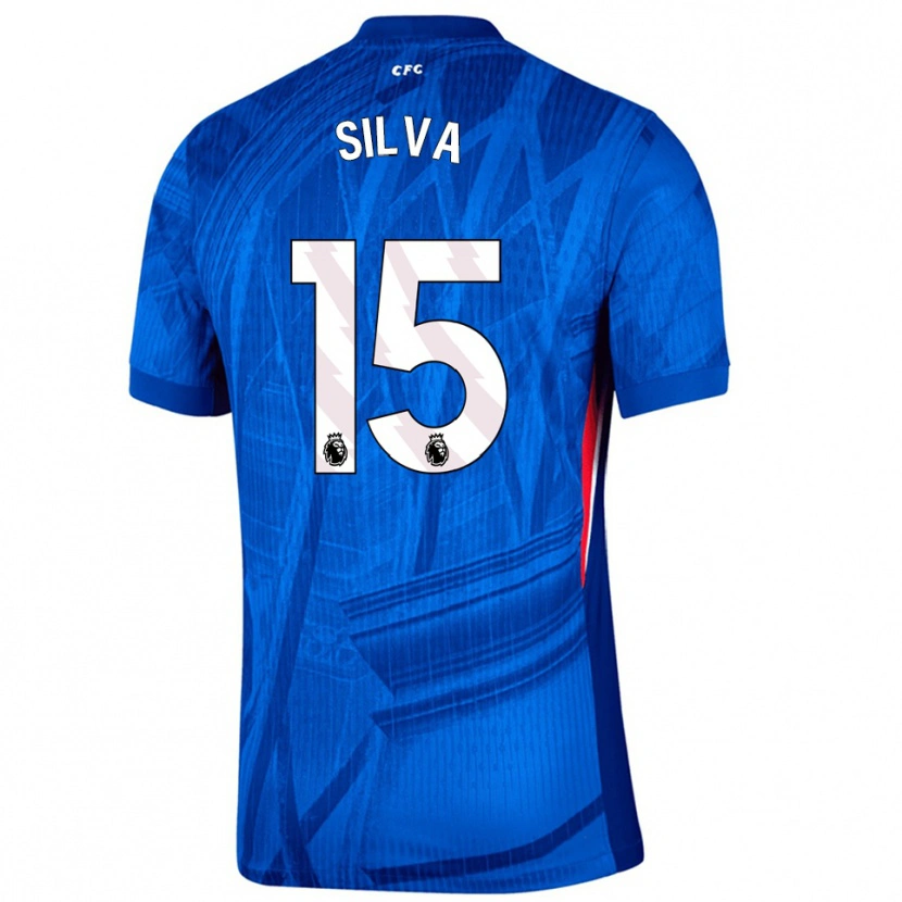 Danxen Homme Maillot Isaac Silva #15 Bleu Blanc Tenues Domicile 2025/26 T-Shirt