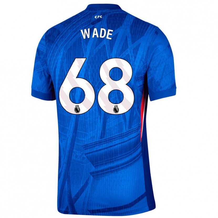 Danxen Homme Maillot Shaun Wade #68 Bleu Blanc Tenues Domicile 2025/26 T-Shirt