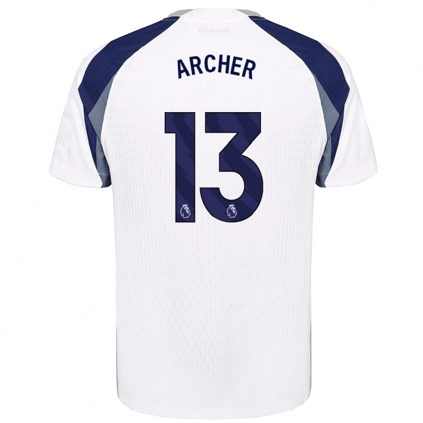 Danxen Homme Maillot Samual Archer #13 Blanc Marine Tenues Domicile 2025/26 T-Shirt