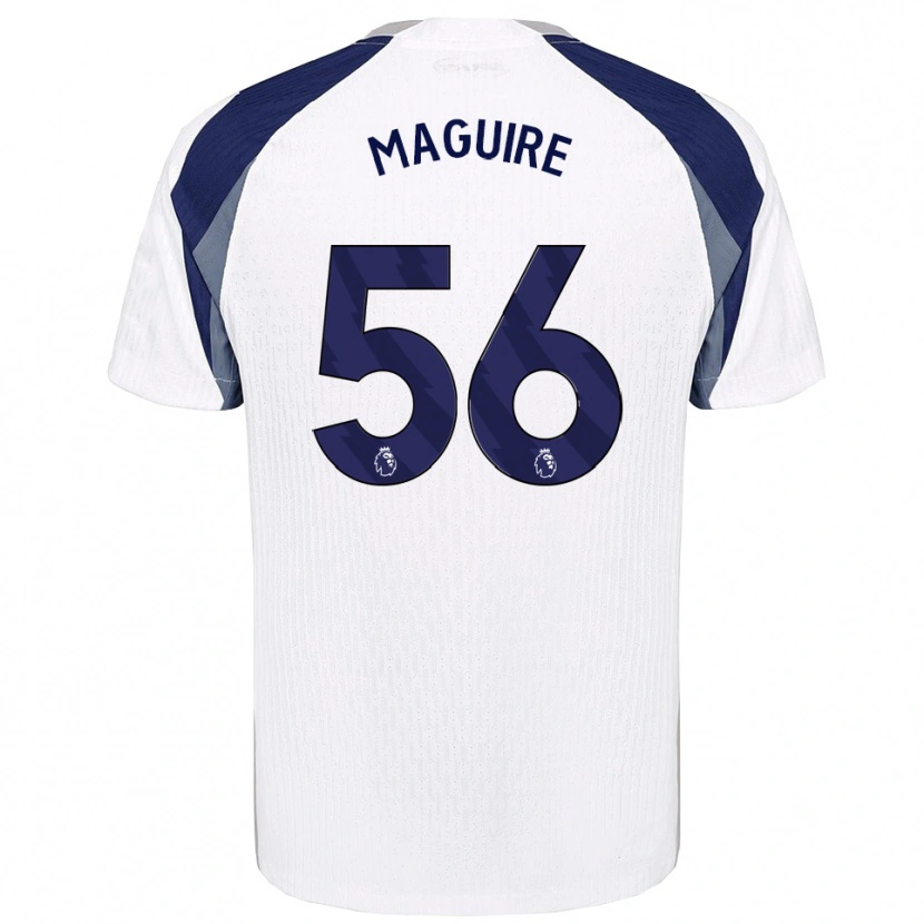 Danxen Homme Maillot Aaron Maguire #56 Blanc Marine Tenues Domicile 2025/26 T-Shirt