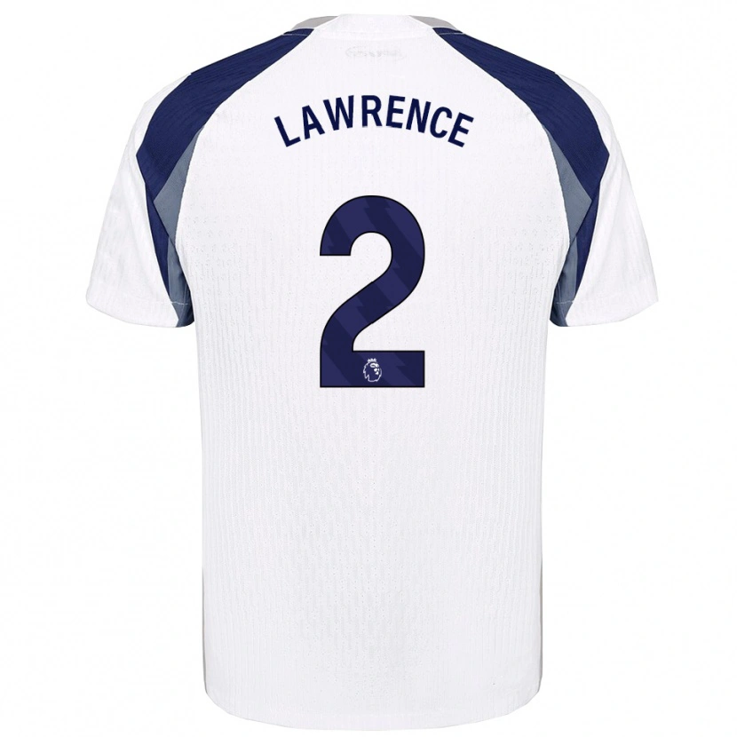 Danxen Homme Maillot Donte Lawrence #2 Blanc Marine Tenues Domicile 2025/26 T-Shirt