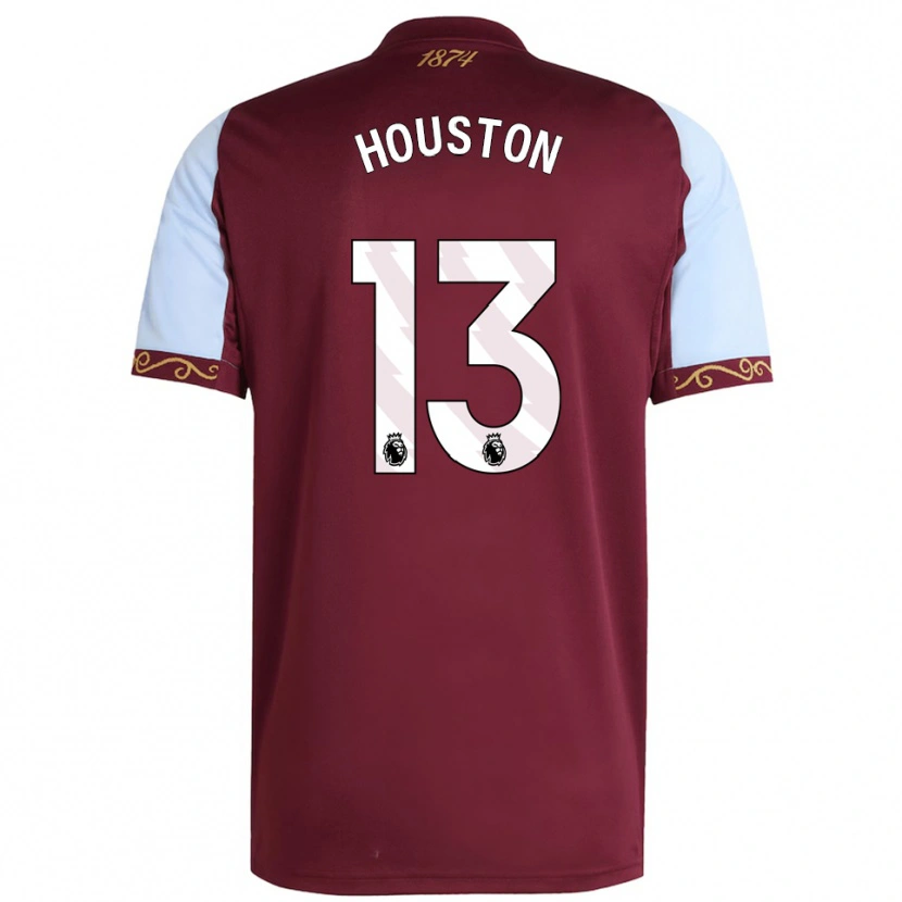 Danxen Homme Maillot Theo Houston #13 Bourgogne Bleu Ciel Tenues Domicile 2025/26 T-Shirt