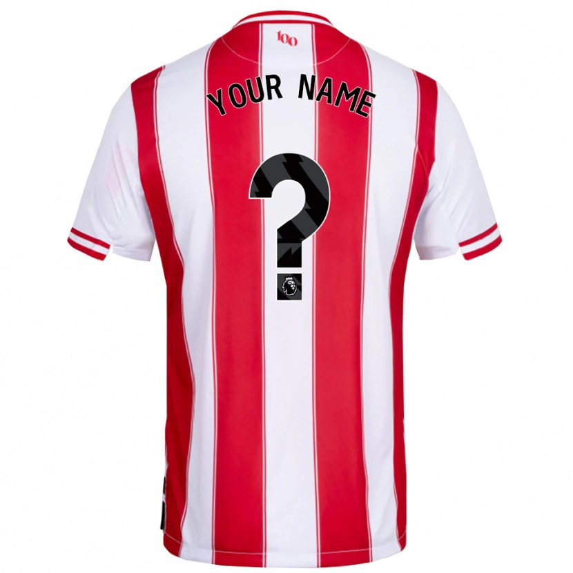 Danxen Homme Maillot Votre Nom #0 Rouge Blanc Tenues Domicile 2025/26 T-Shirt