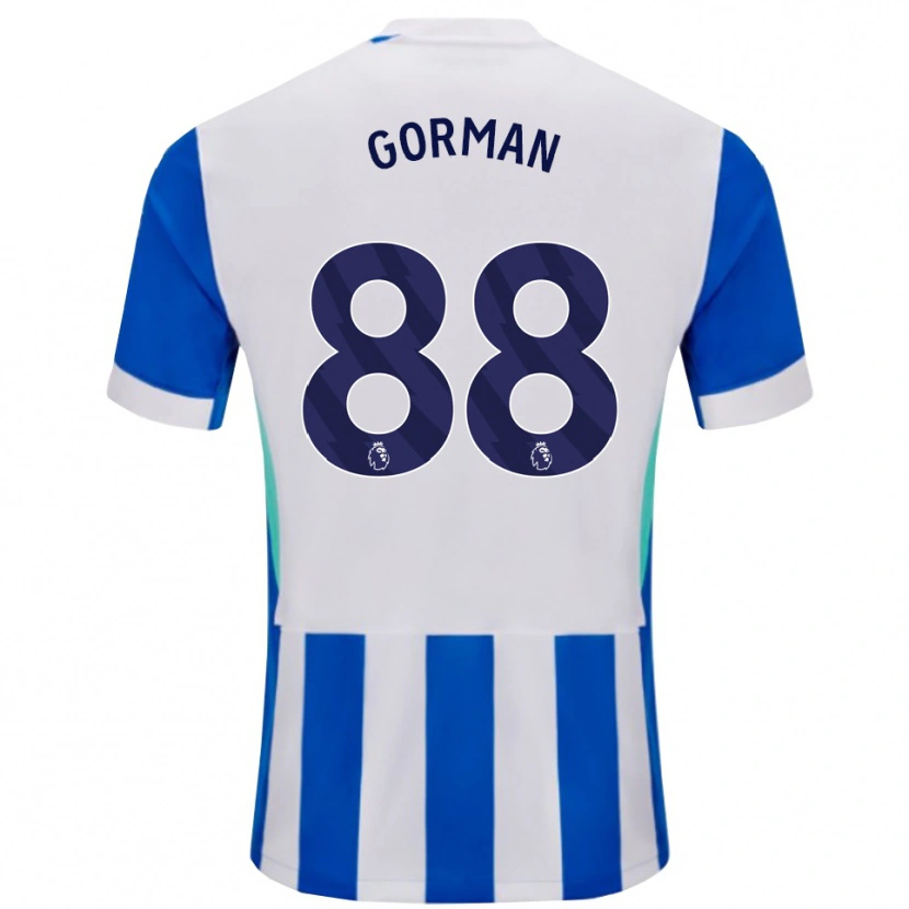 Danxen Homme Maillot Ronnie Gorman #88 Bleu Blanc Tenues Domicile 2025/26 T-Shirt