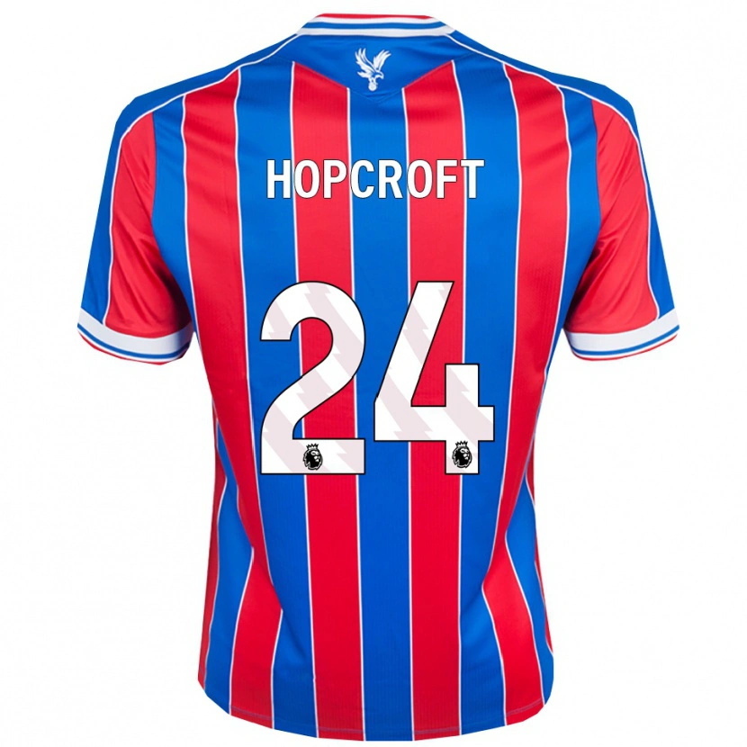 Danxen Homme Maillot Shanade Hopcroft #24 Bleu Rouge Blanc Tenues Domicile 2025/26 T-Shirt
