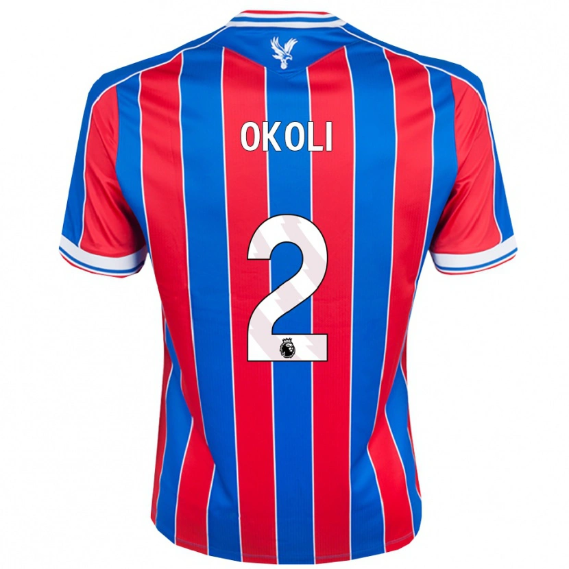 Danxen Homme Maillot Chuks Okoli #2 Bleu Rouge Blanc Tenues Domicile 2025/26 T-Shirt