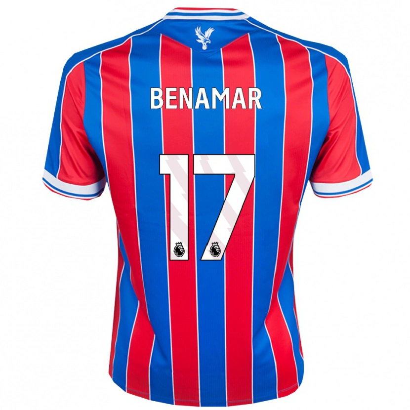 Danxen Homme Maillot Dean Benamar #17 Bleu Rouge Blanc Tenues Domicile 2025/26 T-Shirt