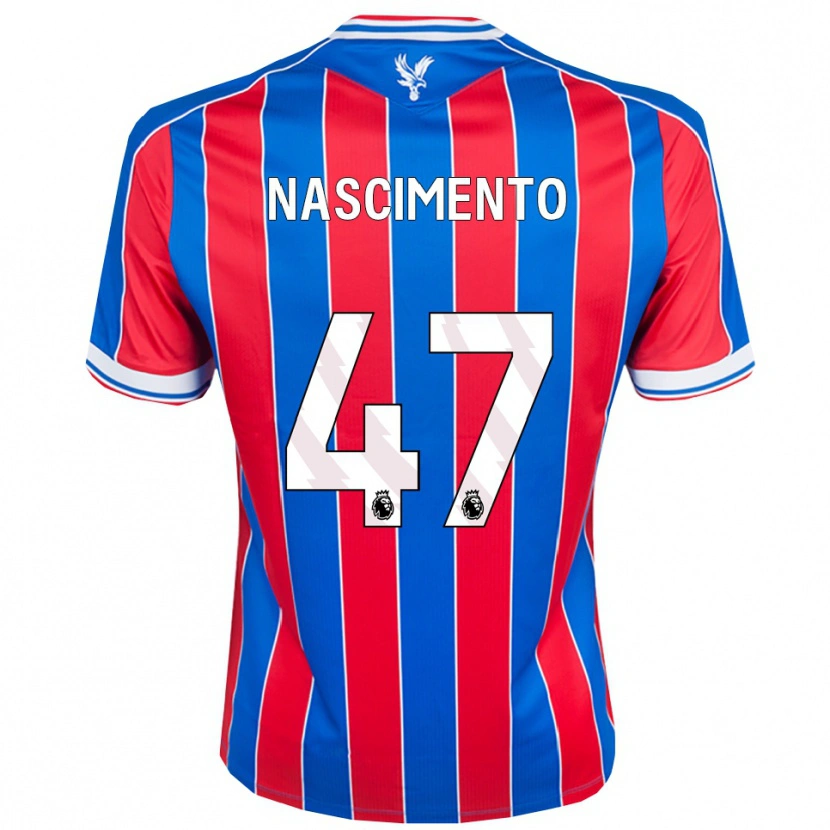 Danxen Homme Maillot Adler Nascimento #47 Bleu Rouge Blanc Tenues Domicile 2025/26 T-Shirt