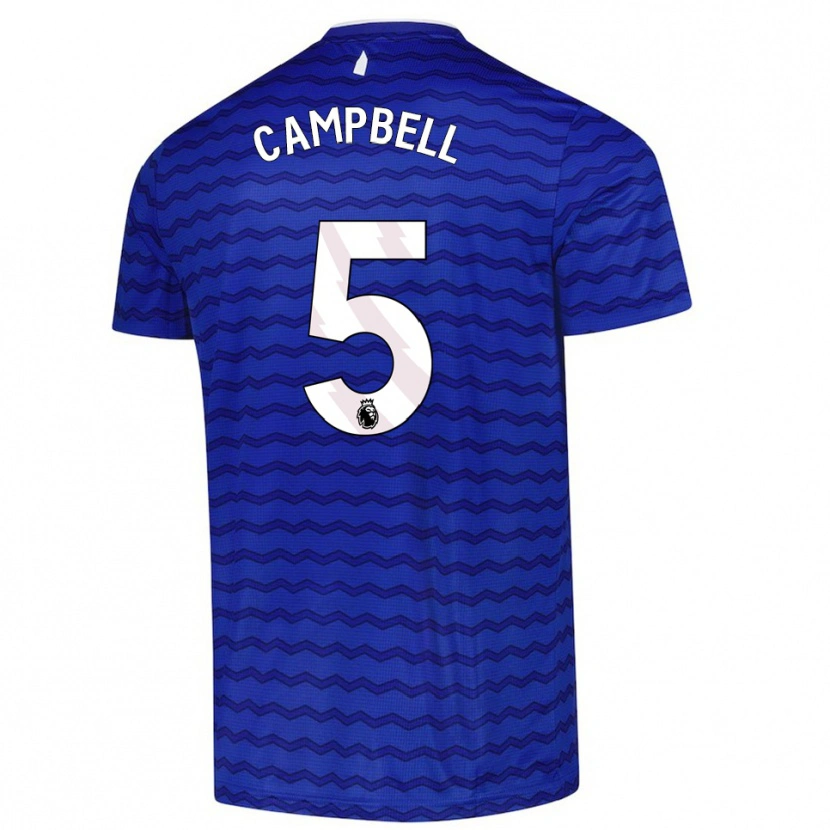 Danxen Homme Maillot Elijah Campbell #5 Bleu Marine Tenues Domicile 2025/26 T-Shirt