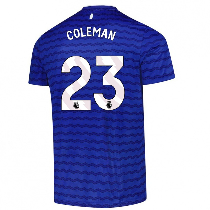 Danxen Homme Maillot Séamus Coleman #23 Bleu Marine Tenues Domicile 2025/26 T-Shirt