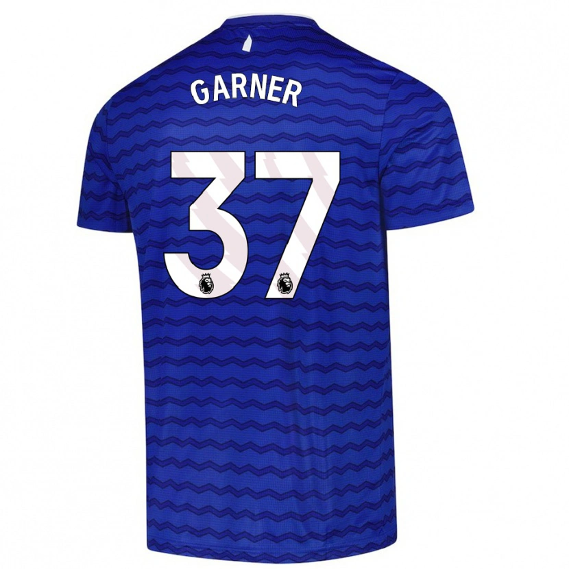 Danxen Homme Maillot James Garner #37 Bleu Marine Tenues Domicile 2025/26 T-Shirt