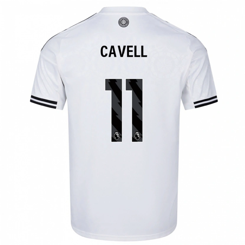 Danxen Homme Maillot Tarrell Cavell #11 Blanc Noir Tenues Domicile 2025/26 T-Shirt