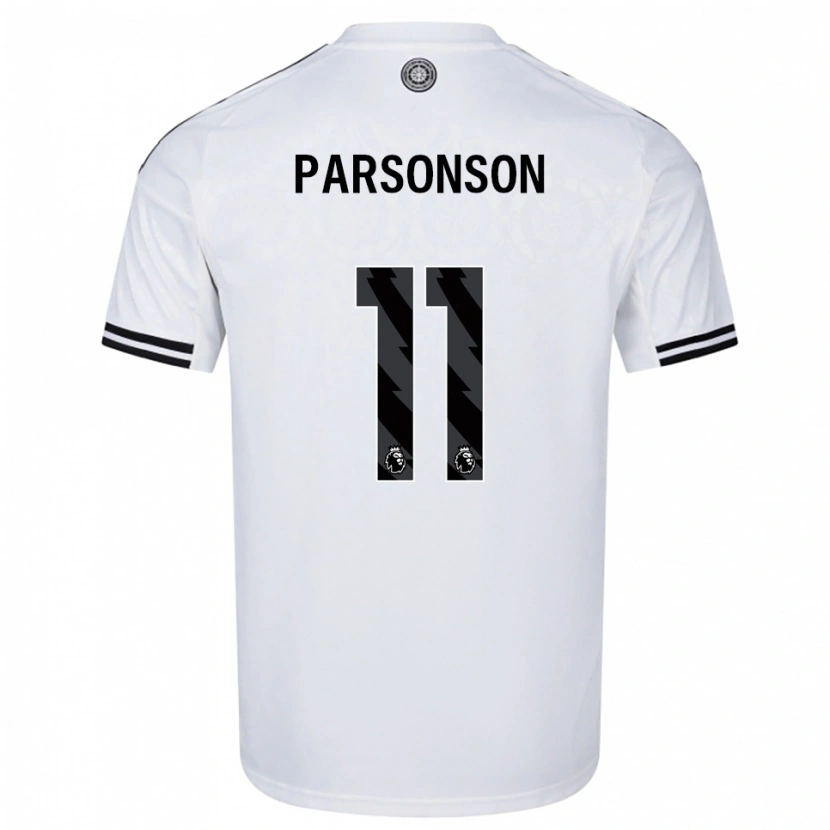 Danxen Homme Maillot Madi Parsonson #11 Blanc Noir Tenues Domicile 2025/26 T-Shirt