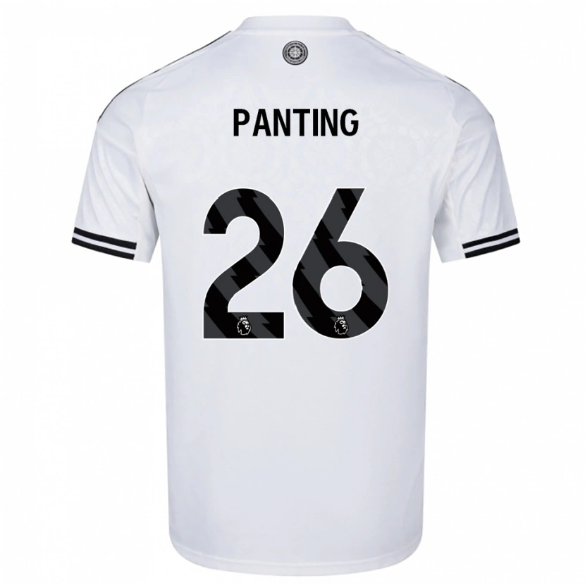 Danxen Homme Maillot Rachel Panting #26 Blanc Noir Tenues Domicile 2025/26 T-Shirt
