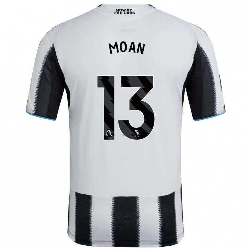Danxen Homme Maillot Claudia Moan #13 Noir Blanc Tenues Domicile 2025/26 T-Shirt
