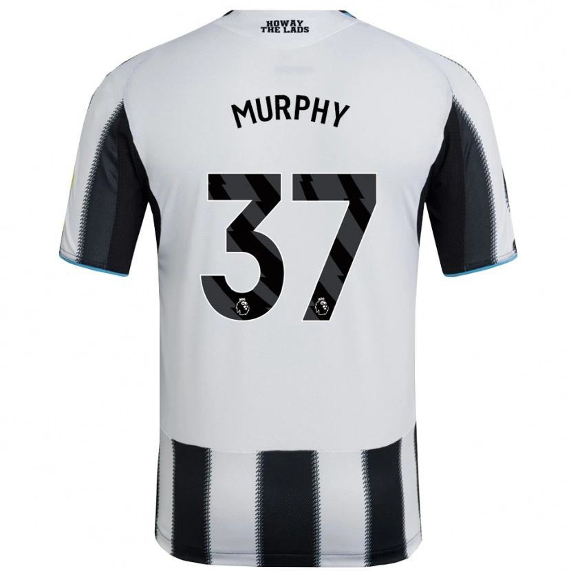 Danxen Homme Maillot Alex Murphy #37 Noir Blanc Tenues Domicile 2025/26 T-Shirt