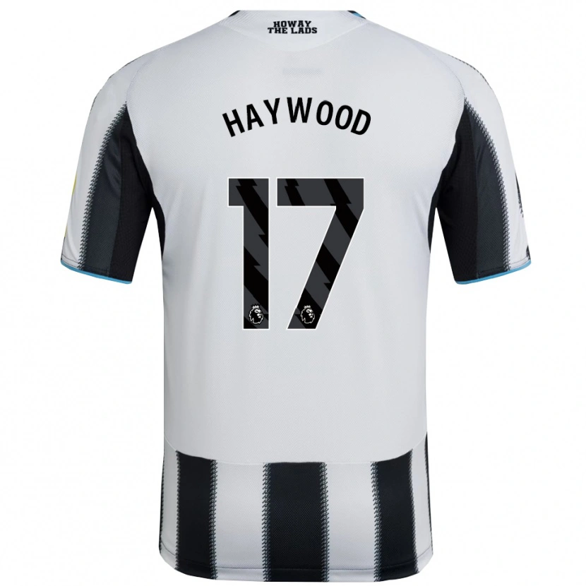 Danxen Homme Maillot Sophie Haywood #17 Noir Blanc Tenues Domicile 2025/26 T-Shirt