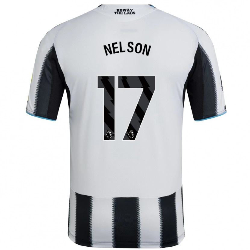 Danxen Homme Maillot Erin Nelson #17 Noir Blanc Tenues Domicile 2025/26 T-Shirt