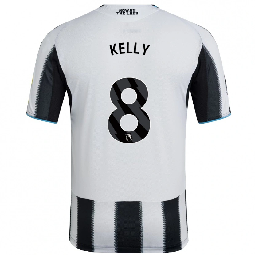 Danxen Homme Maillot Emma Kelly #8 Noir Blanc Tenues Domicile 2025/26 T-Shirt